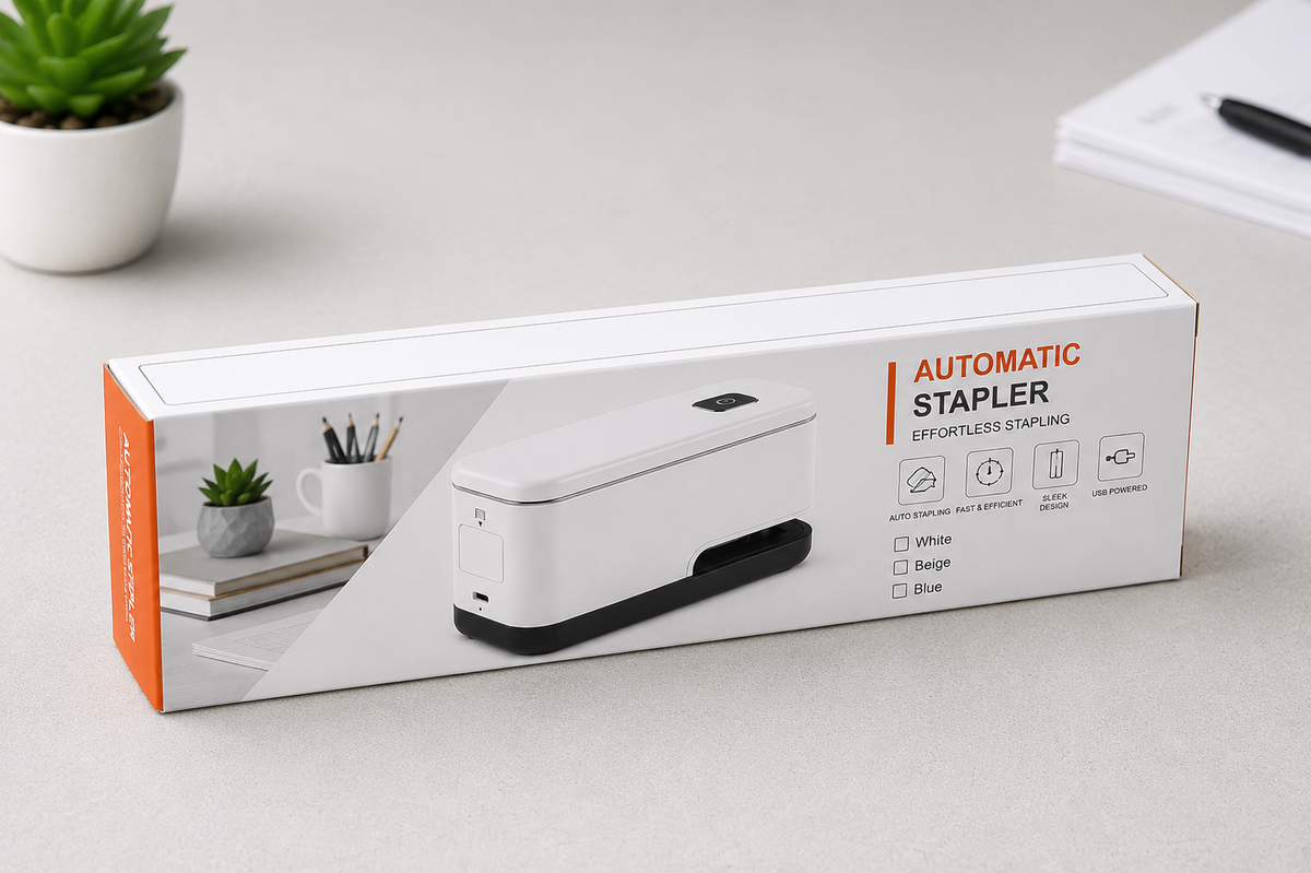 Automatic Electric Stapler | USB-C Rechargeable Office Stapler
